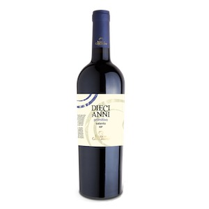 Salento IGP Primitivo  'Diecianni' by Feudi di Guagnano
