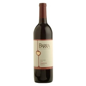 Mendocino County AVA Sangiovese  by Barra of Mendocino